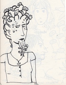 A fashionable updo